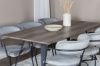 Imagine Marina Dining Table - 180*90*H75 - Grey / Black+Arrow armchair - Black Legs - Grey Velvet_6