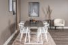 Imagine Inca Extentiontable - grey "oak" / white Legs+Bobby Windsor Dining Chair - White_4