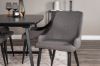 Imagine Inca Extentiontable - Black top / black Legs +Plaza - Dining chair - Black/Dark grey _4