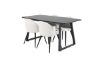 Imagine Inca Extentiontable - Black top / black Legs+Velvet Dining Chair Corduroy - Beige / Black_4