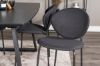 Imagine Inca Extentiontable - Black top / black Legs+Vault Dining Chair - Black Legs - Black Fabric_4