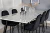 Imagine Vă rugăm să traduceți complet "Estelle Dining Table 200*90*H76 - White / Black+Polar Diamond Dining Chair - Black Legs - Black Velvet_6" din EN în RO, unde caracterul '||' reprezintă separatorul între valori.

Masa de dining Estelle 200*90*H76 - Alb / Negru