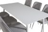 Imagine Masa de Dining Polar de 180 cm - Blat alb / Picioare albe