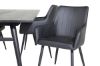 Imagine Masa extensibila Sleek negru periat - 190*95 + Comfort - Scaun de dining - Stejar/Negru _4