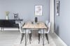 Imagine Bali Dining Table 200*90*H75 - Nature / Black+Polar Diamond Dining Chair - Blac