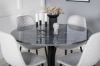 Imagine Masa de dining rotunda Estelle ø106 H75 - Negru / Negru+Scaun de dining Polar Diamond