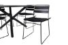 Imagine Masa de dining Alma - Alu Negru - ø120cm + Scaun de dining Lina - Negru_4