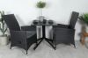 Imagine Masa de cafea Way 70*70 + scaun Padova (recliner) - Negru/Gri_2