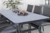 Imagine Virya Dining Table - Black Alu / Grey Glass - big table+Anna Chair - Black_6