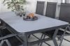 Imagine Virya Dining Table - Black Alu / Grey Glass - big table+Break 5:pos Chair - Black/Black_6