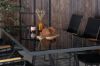 Imagine Masa de dining Dallas cu design elegant + scaune de dining Bois - aluminiu negru / sfoara neagra / acacia_6