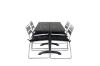 Imagine Denver 70*120 Black/Black+Lina Dining Chair - Grey_4