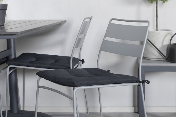 Imagine Denver 70*120 Black/Black+Lina Dining Chair - Grey_4