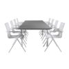 Imagine Tabelul Nivele 229/310 - White/Grey+Alina Scaun de Dining - Aluminiu alb / Textilene alb_8