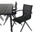 Imagine Break Table 205*90 - Black/Black+Alina Dining Chair - Black Alu / Black Textilene_6