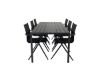 Imagine Break Table 205*90 - Black/Black+Alina Dining Chair - Black Alu / Black Textilene_6