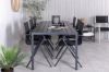 Imagine Break Table 205*90 - Black/Black+Alina Dining Chair - Black Alu / Black Textilene_6