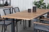 Imagine Masa de dining Panama 152/210 - Negru/Teak+6 scaune de dining Dallas_6