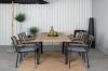 Imagine Panama Table 160/240 - Black/Teak+Dallas Dining Chair_6