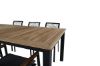 Imagine Panama - Masă - 69,14 - Aluminiu negru/Teak+Scaun de dining Dallas_6