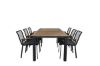 Imagine Panama - Masă - 69,14 - Aluminiu negru/Teak+Scaun de dining Dallas_6