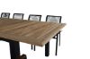 Imagine Panama - Tabel - 68,83 - Aluminiu negru/Teak + scaun de dining Dallas_8