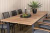 Imagine Panama - Tabel - 68,83 - Aluminiu negru/Teak + scaun de dining Dallas_8