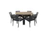 Imagine Masa Mexic ø 140 - Negru/Teak+Scaun de Dining Dallas_6