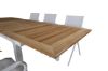 Imagine Panama Table 160/240 - White/Teak+Alina Dining Chair - white Alu / White Textilene_6