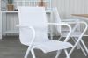 Imagine Panama Table 160/240 - White/Teak+Alina Dining Chair - white Alu / White Textilene_6