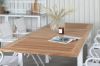 Imagine Panama Table 160/240 - White/Teak+Alina Dining Chair - white Alu / White Textilene_6