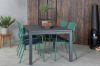 Imagine Va rugam sa traduceti complet Marbella Table 160/240 - Black/Black+Nicke Dining chair w. armrest - Green Steel_4