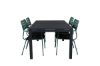 Imagine Va rugam sa traduceti complet Marbella Table 160/240 - Black/Black+Nicke Dining chair w. armrest - Green Steel_4