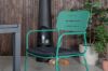 Imagine Va rugam sa traduceti complet Marbella Table 160/240 - Black/Black+Nicke Dining chair w. armrest - Green Steel_4