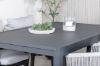 Imagine Marbella Table 160/240 - Black/Black+Virya Dining Chair - BLACK Alu / Grey cushion _4