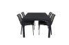 Imagine Vă rugăm să traduceți complet Marbella Table 160/240 - Black/Black+Dallas Dining Chair_4