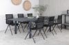 Imagine Vă rugăm să traduceți complet Marbella Table 160/240 - Black/Black+Alina Dining Chair - Black Alu / Black Textilene_6