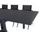 Imagine Vă rugăm să traduceți complet Marbella Table 160/240 - Black/Black+Alina Dining Chair - Black Alu / Black Textilene_6