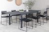 Imagine Tabelul de dining Marbella 160/240 - Negru/Negru+ Scaun de dining Lina - Negru_6