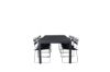 Imagine Vă rugăm să traduceți complet Marbella Table 160/240 - Black/Black+Lina Dining Chair - Grey_6