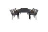 Imagine Vă rugăm să traduceți complet Marbella Table 160/240 - Black/Black+Dallas Dining Chair_6