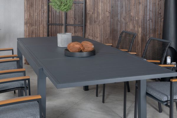 Imagine Vă rugăm să traduceți complet Marbella Table 160/240 - Black/Black+Dallas Dining Chair_6