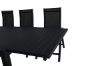 Imagine Marbella Table 160/240 - Black/Black+Albany Light 5-pos - black / Black textilene and grey teak_6