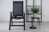 Imagine Marbella Table 160/240 - Black/Black+Albany Light 5-pos - black / Black textilene and grey teak_6