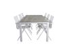 Imagine Vă rugăm să traduceți complet Llama Dining Table 205 * 100 - White Alu / Grey HPL + Alina Dining Chair - white Alu / White Textilene_6