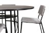 Imagine Copenhagen - Dining Table round - Black / Black+Kenth Chair - Black / Light Grey Velvet_4