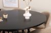 Imagine Copenhagen - Dining Table round - Black / Black+Velvet Stitches Chair - Black / Beige Fabric (Polyester linen )_6