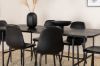 Imagine Masa de dining Uno, furnir negru + scaun de dining Polar, negru negru_6