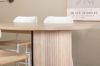 Imagine Masa de dining ovala Bianca - White Wash / Furnir White Wash + Scaun de dining Polly - Alb / Natural _4