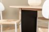 Imagine Masa de dining ovala Bianca - White Wash / Furnir White Wash + Scaun de dining Polly - Alb / Natural _4